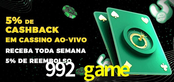 Promoções do cassino ao Vivo 992 game